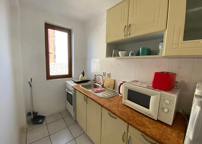 Garsoniere Victor Seaview Aer Conditionat- Bucatarie-primim Carduri Vacanta-pet Friendly La 3 Minute De Plaja Reyna-zoom Constanta