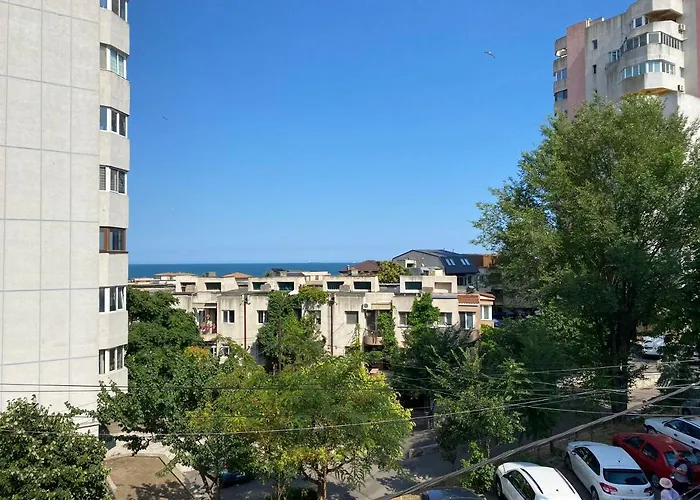 Garsoniere Victor Seaview Aer Conditionat- Bucatarie-primim Carduri Vacanta-pet Friendly La 3 Minute De Plaja Reyna-zoom Constanta