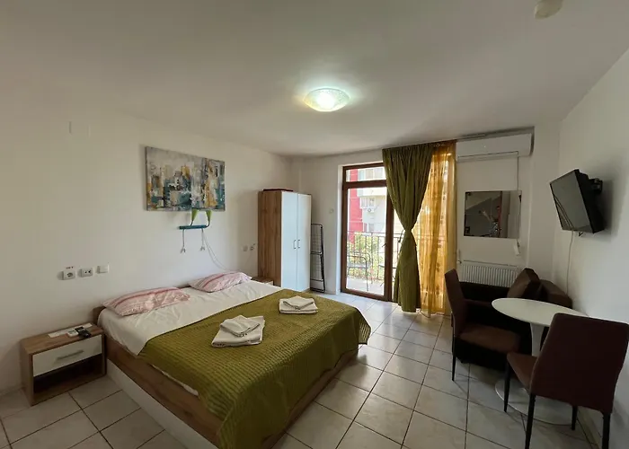 Apartment Garsoniere Victor Seaview Aer Conditionat- Bucatarie-primim Carduri Vacanta-pet Friendly La 3 Minute De Plaja Reyna-zoom *