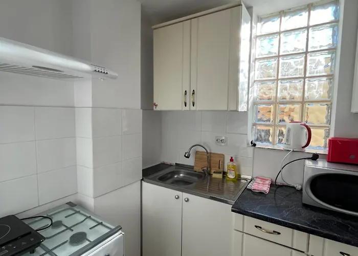 Apartment Garsoniere Victor Seaview Aer Conditionat- Bucatarie-primim Carduri Vacanta-pet Friendly La 3 Minute De Plaja Reyna-zoom Constanta